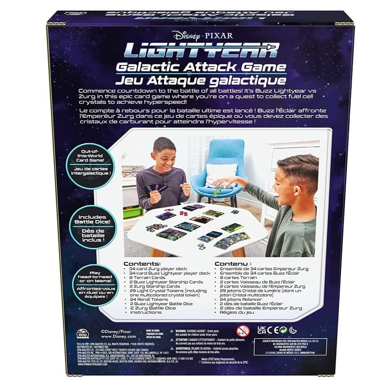 Disney Game Dis Lightyear Galactic Attack Card thumbnail 5