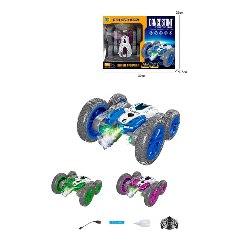 Rotating Stunt Car 180 Degree with Remote Control thumbnail 3