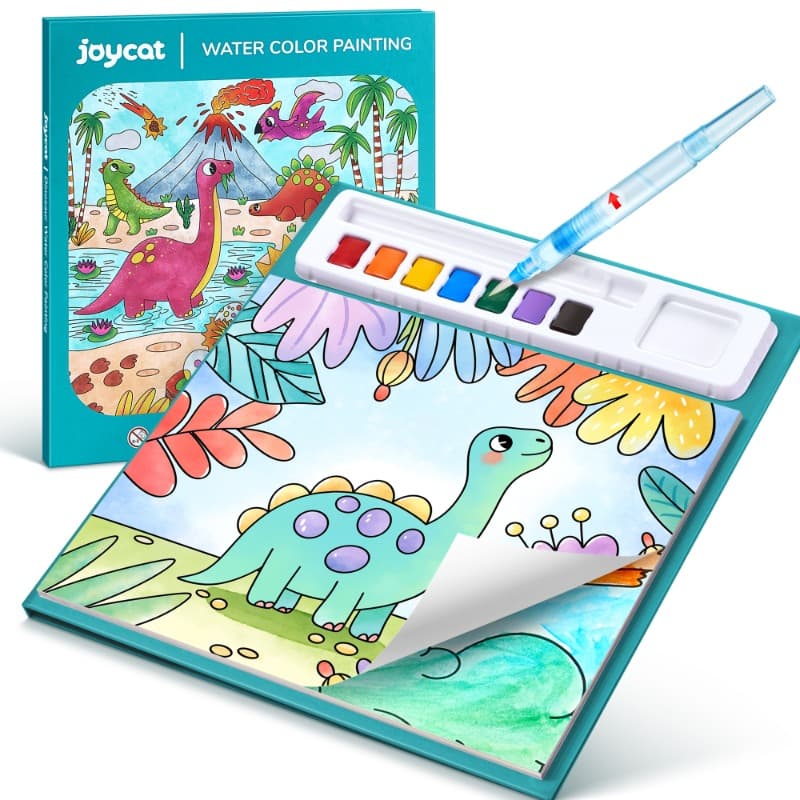 Vanilla Dinosaur Watercolor Painting Set Art And Craft Toy for Kids