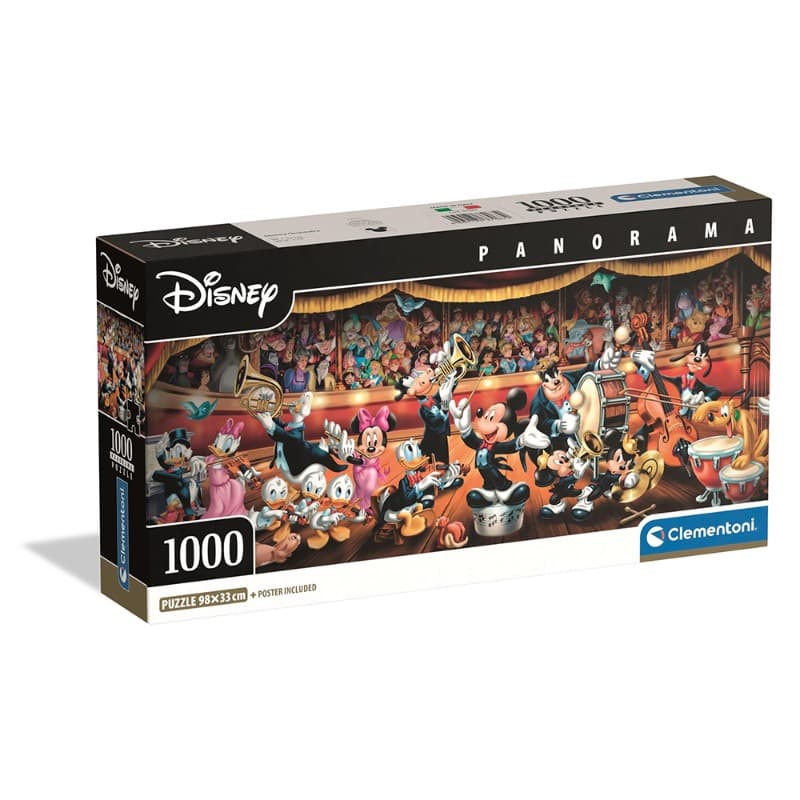 Clementoni Disney Orchestra Panorama Puzzle 1000 Pieces