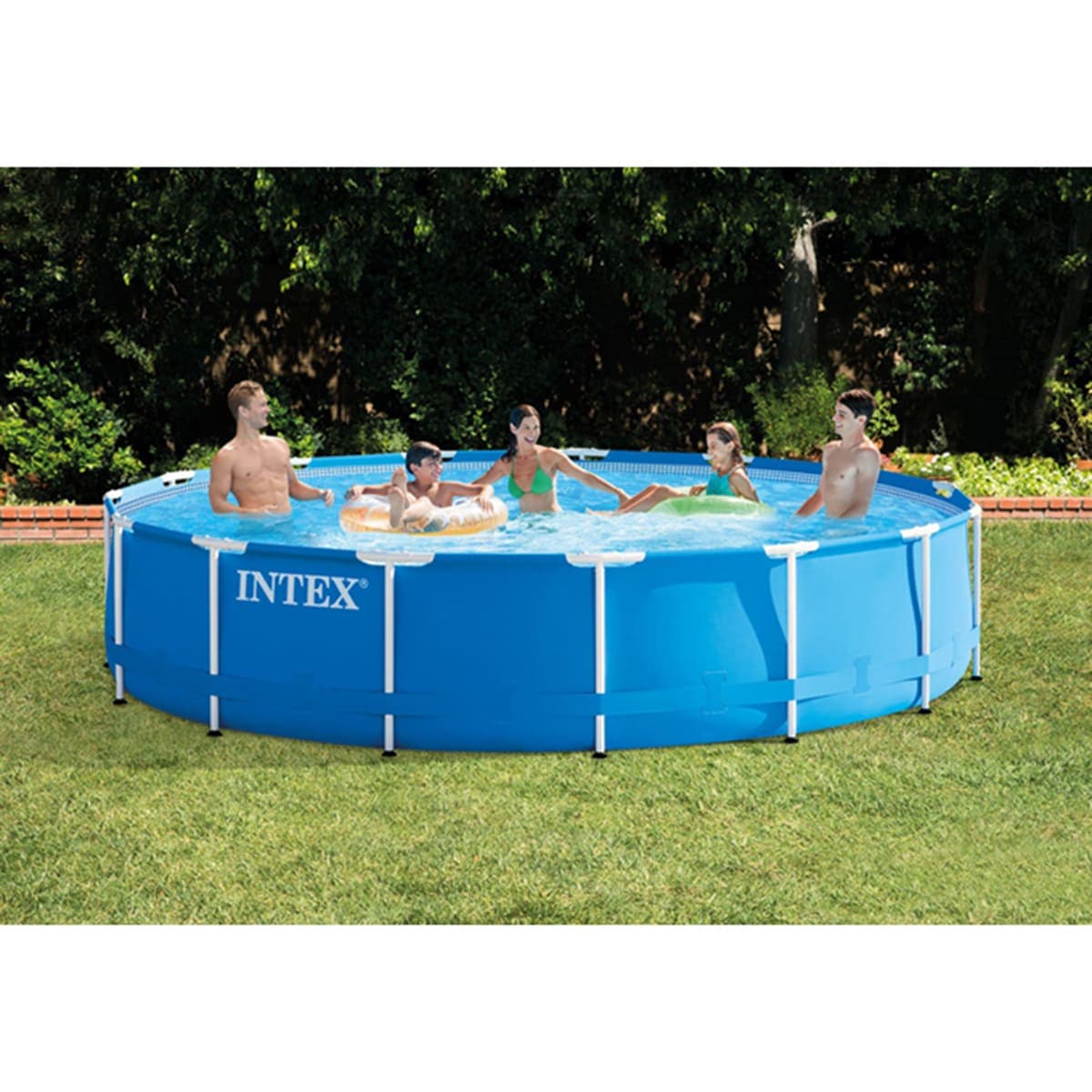 Intex Round Ground Metal Frame Pools thumbnail 2