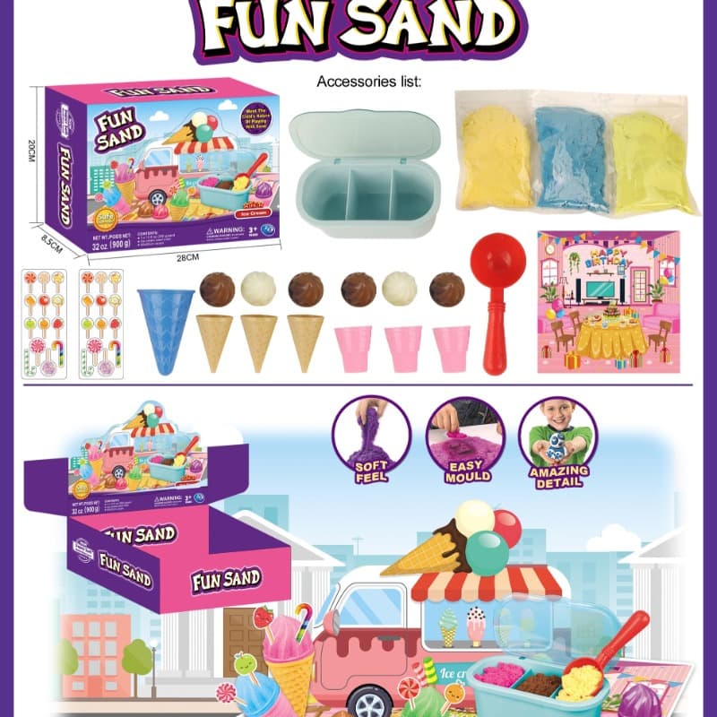Ice Cream Magic Sand Set thumbnail 3