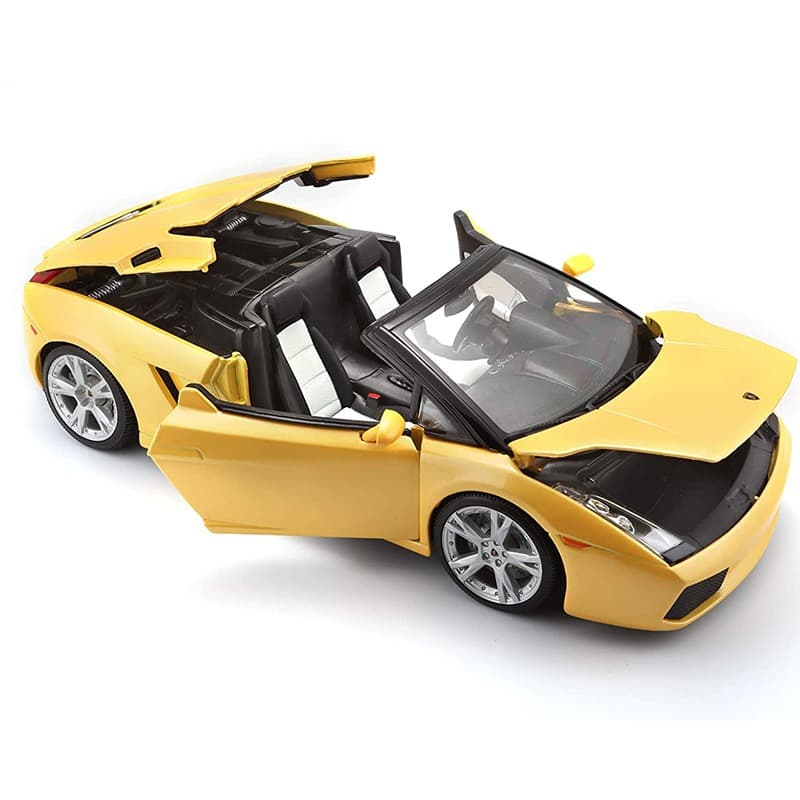 Bburago Lamborghini Gallardo Spyder Car - Yellow thumbnail 4