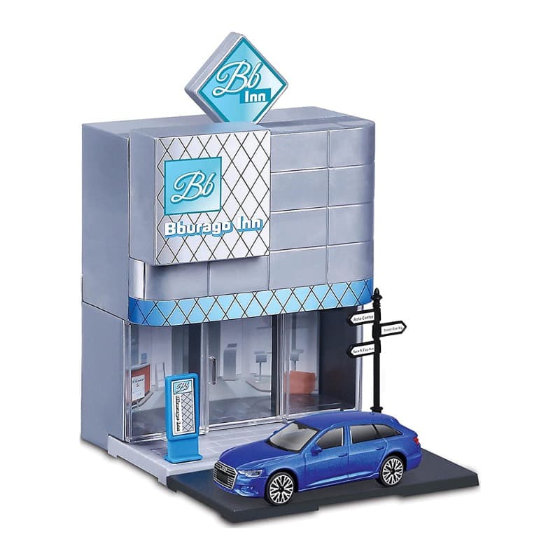 Bburago Build your City Hotel With Car thumbnail 2