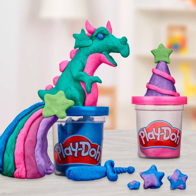 Play-Doh Sparkle Collection - 6 Pcs thumbnail 5