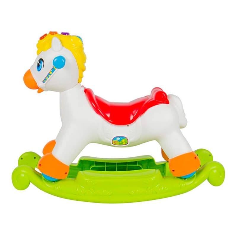 Hola 2 In 1 Rocking And Riding Pony - White
