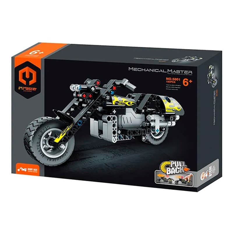 iM Master Pull Back Motorcycle Block Kit 183 Pieces