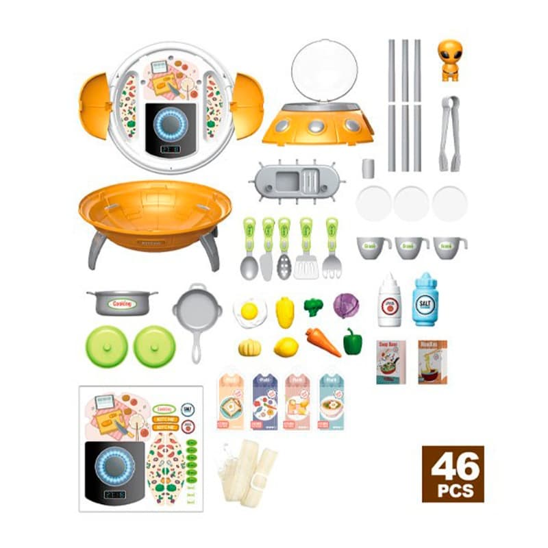 Ufo Little Kitchen Set - Orange thumbnail 2