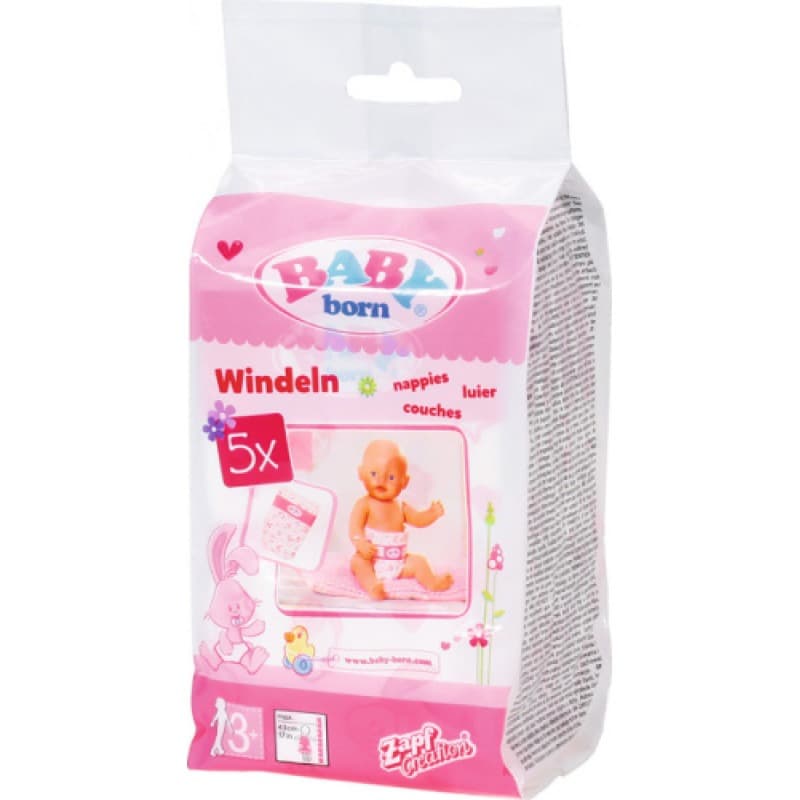 Baby Born Nappies Shrinked - 5 Pack
