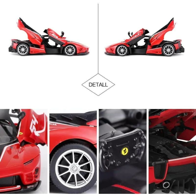 Rastar Ferrari Model Kit Car With RC thumbnail 4