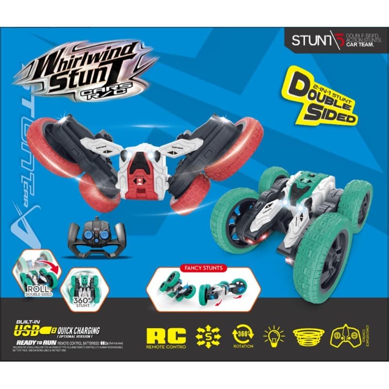 Loctoy Three Wheeled Light Stunt Rc Vehicle 2.4 Asstd Colors