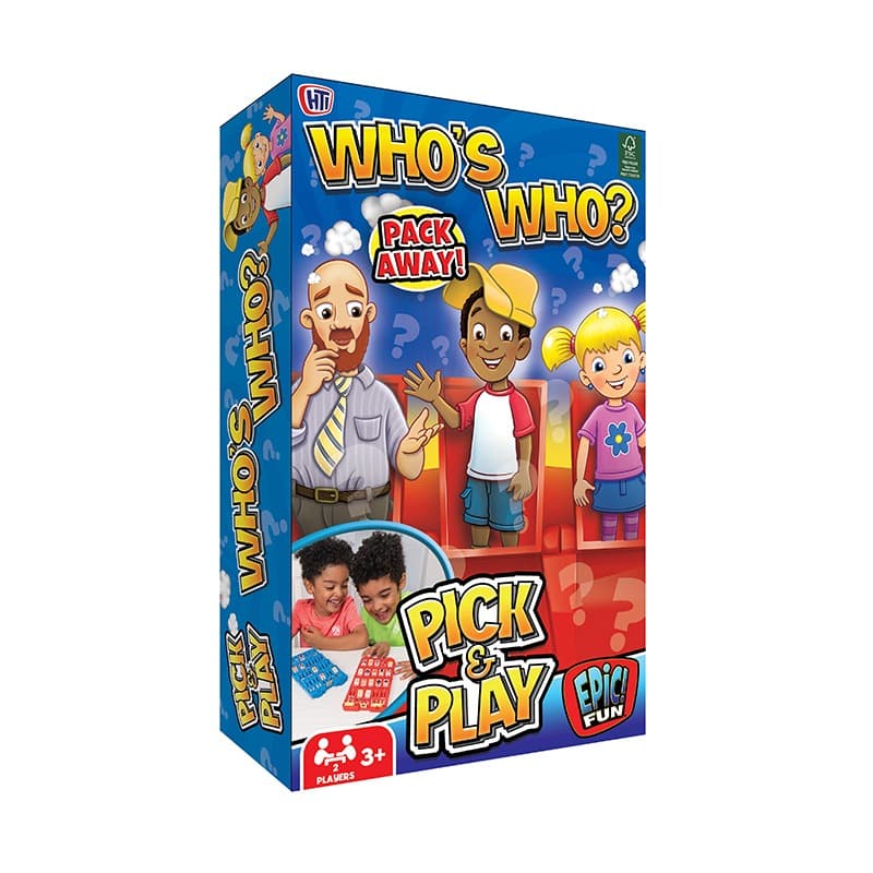 Epic Fun Who s Who Pick and Play Travel Game