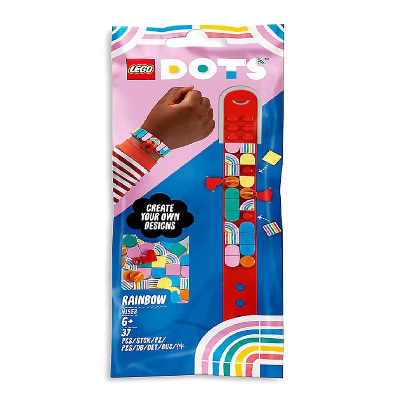 LEGO DOTS Rainbow Bracelet With Charms 41953 thumbnail 4