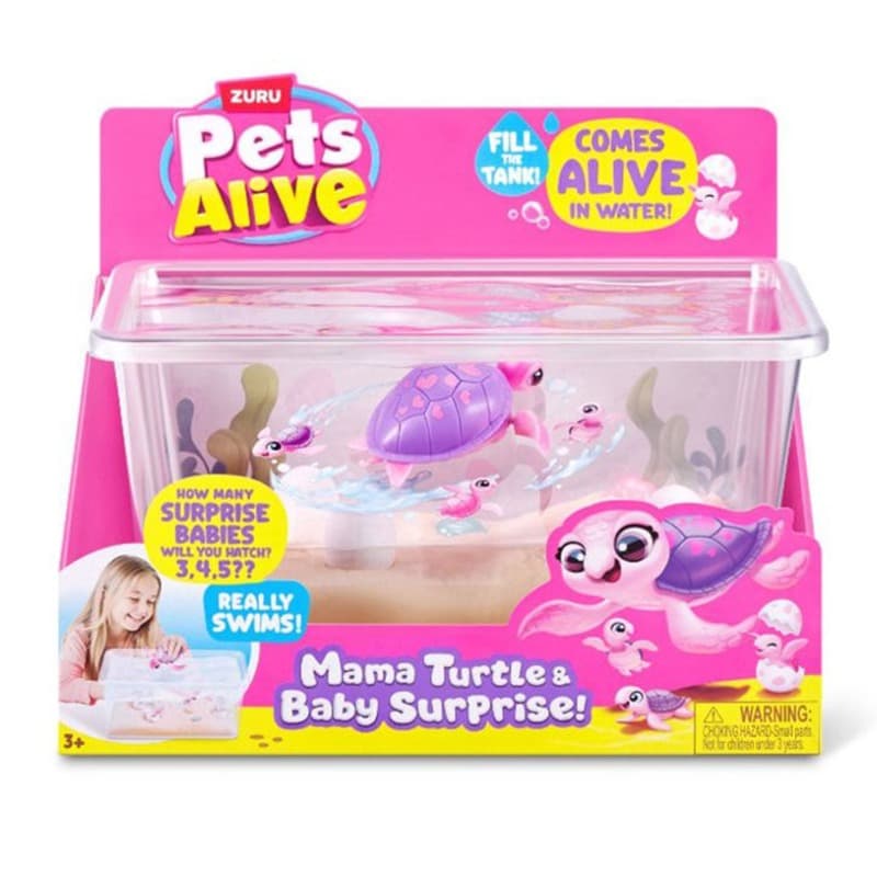 Zuru Pets Alive Mama & Baby Turtle Surprise