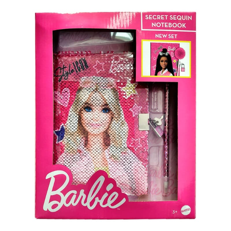 Barbie Secret Sequin Notebook