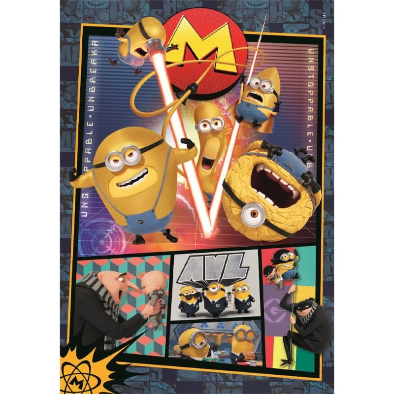 Clementoni Despicable Me 4 Puzzle - 1000 Pieces - Compact Box thumbnail 2
