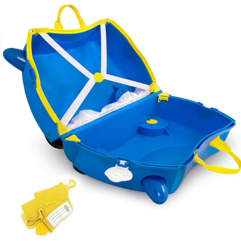 Trunki Ride-On Suitcase and Hand Luggage Percy Police Car thumbnail 2