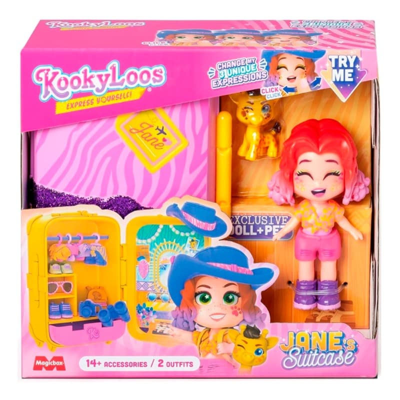 KookyLoos Jane's Suitcase Doll