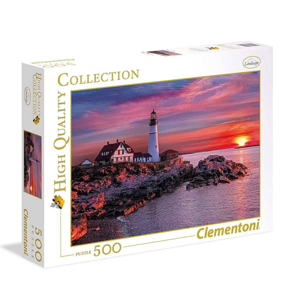 Clementoni - Portland Head Light Puzzle - 500 Pieces