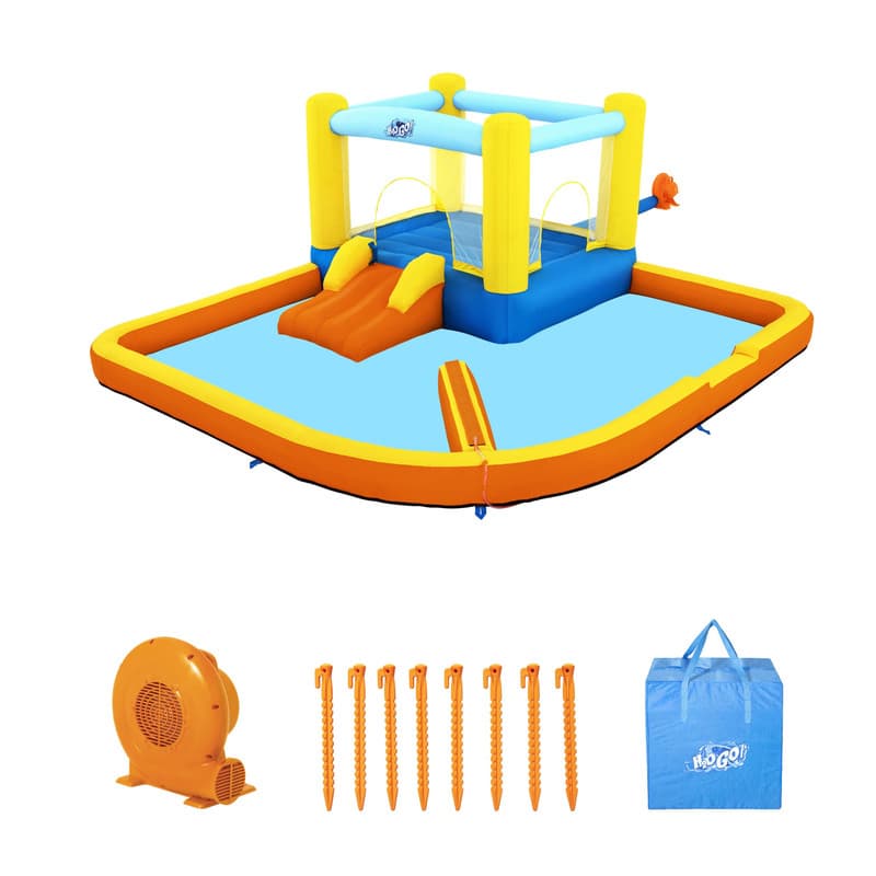 Bestway Portable Beach Bounce Water Park Jumper And Slide thumbnail 4