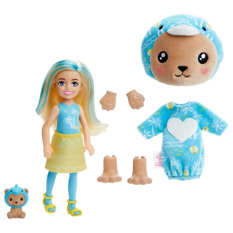 Barbie Cutie Barbie Reveal Chelsea Doll with 6 Surprises - Blue thumbnail 2