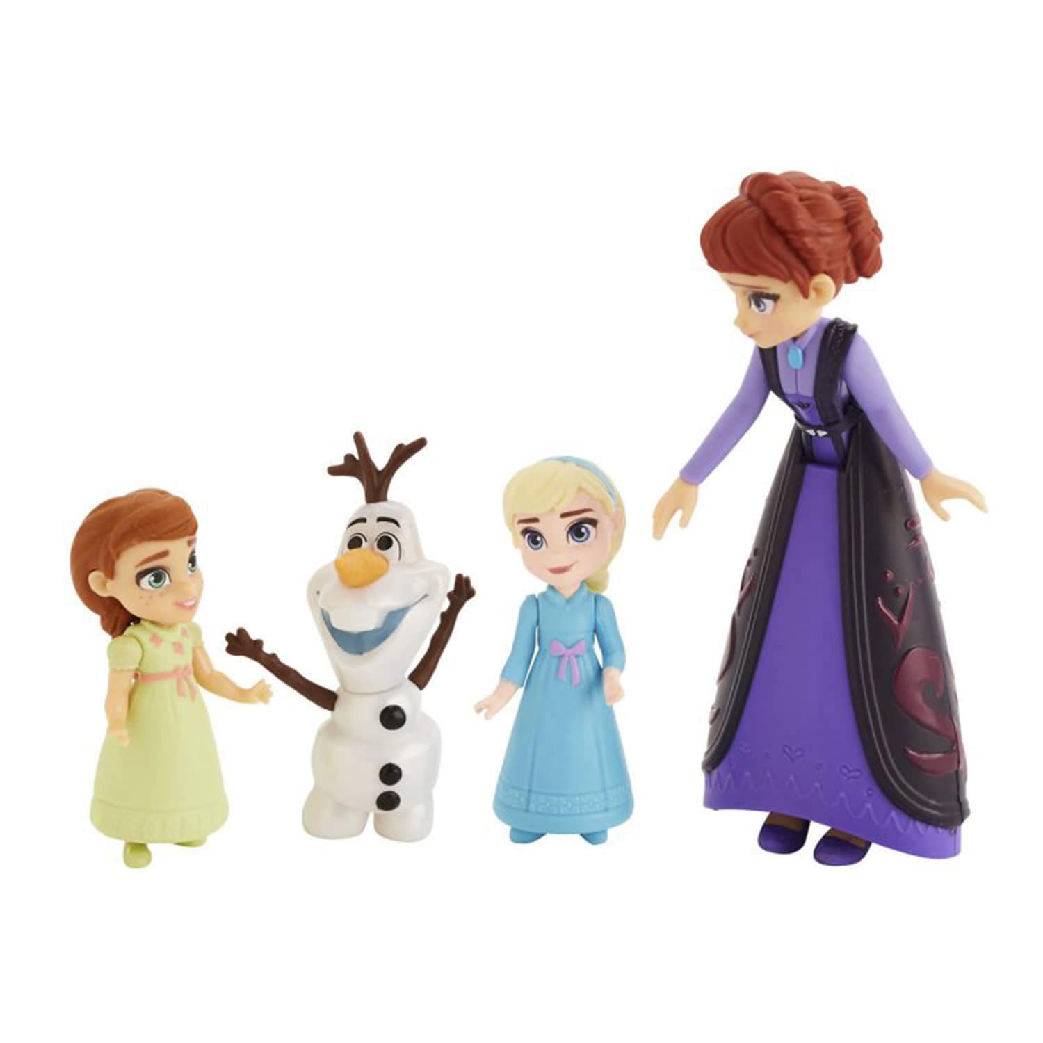 Disney Frozen II Mini Dolls Queen Iduna With Little Elsa Anna And Olaf thumbnail 2