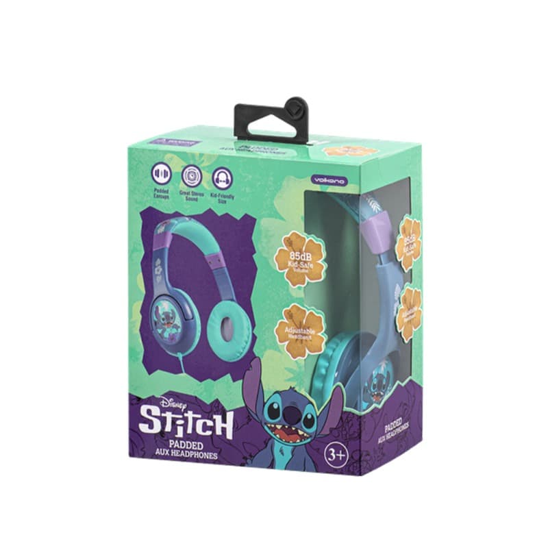Disney Padded Aux Headphones - Stitch thumbnail 2
