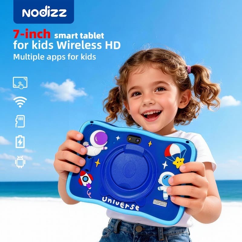 Kids Tablet 6.95 inches 4+128GB Blue thumbnail 2