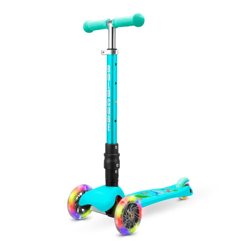 BOLDCUBE 3 Wheel Scooter Folding Teeny Ocean (Aqua)