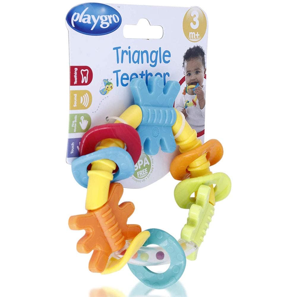 Playgro Triangle Rattle New Design
