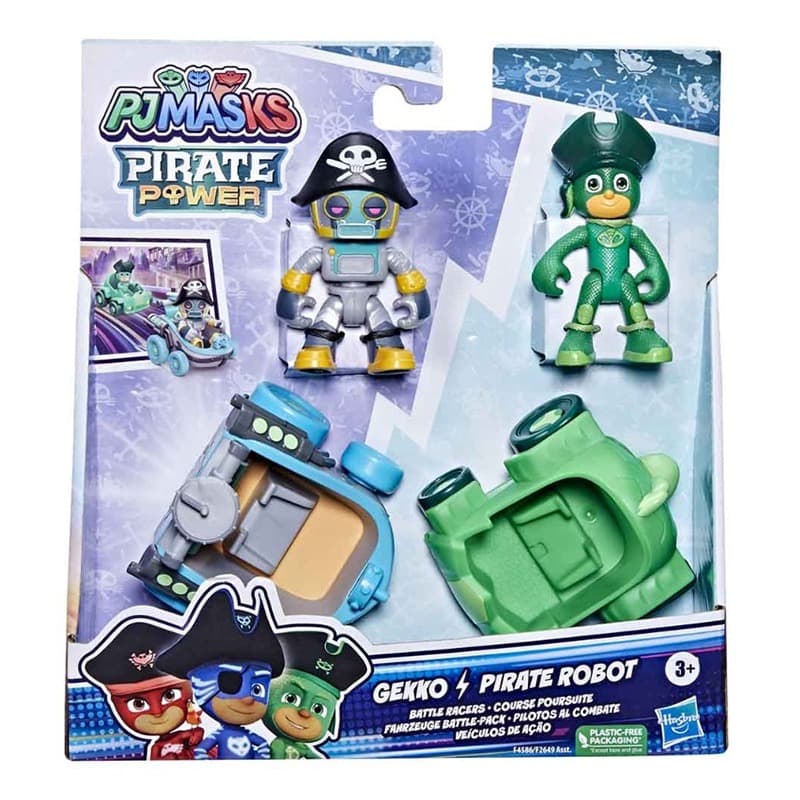 PJ Masks Gekko VS Pirate Robot