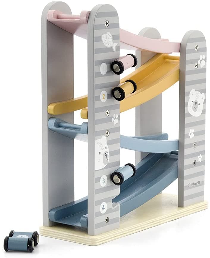 VIGA Wooden Car Slider Playset thumbnail 2