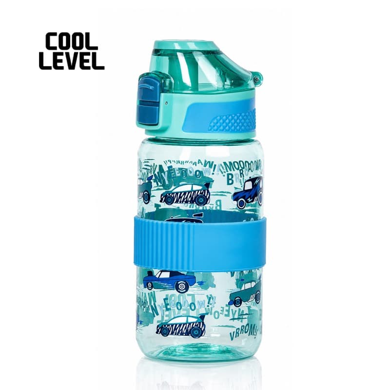 Cool Level BPA-Free 500ml Water Bottle blue