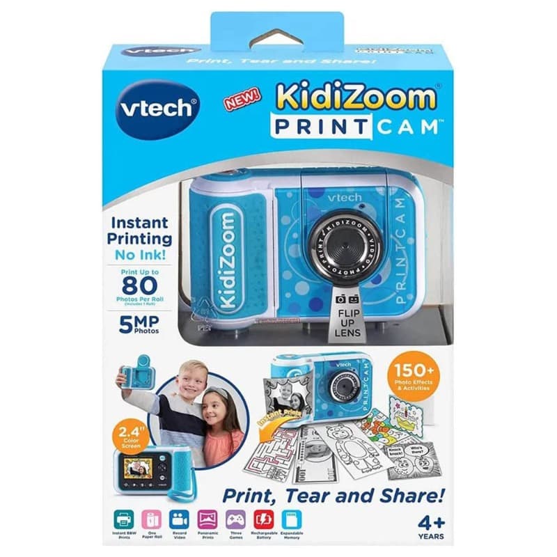 Vtech Kidizoom Print Cam Digital Camera - Blue