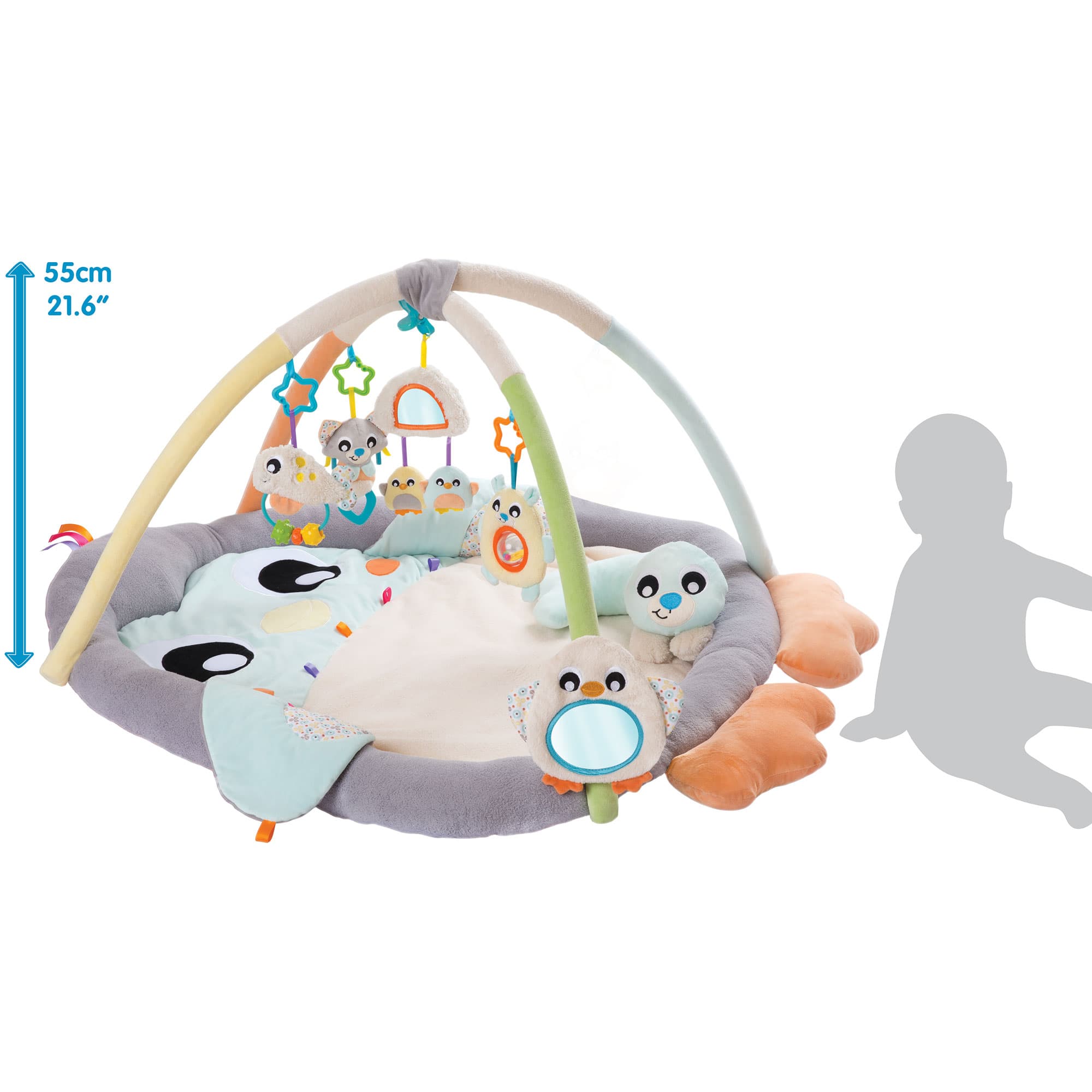 Playgro Snuggle Me Penguin Tummy Time Gym thumbnail 3