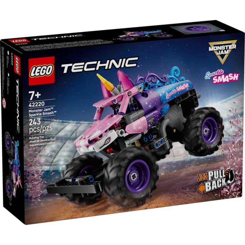 LEGO Technic™ Monster Jam™ Sparkle Smash™ Pull-Back Truck thumbnail 4