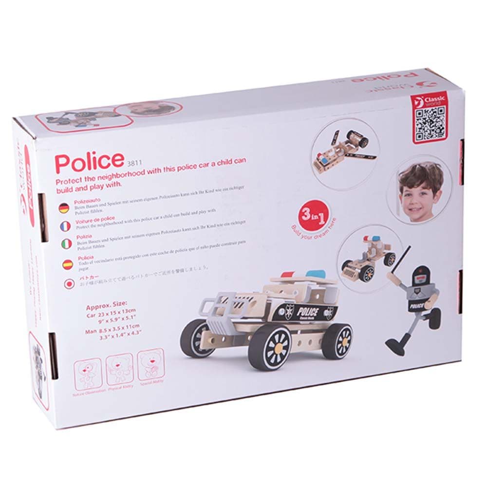 Classic World Police Car 3 In 1 thumbnail 4