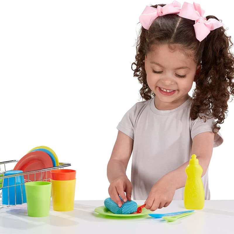 Melissa And Doug Wash And Dry Dish Set thumbnail 4