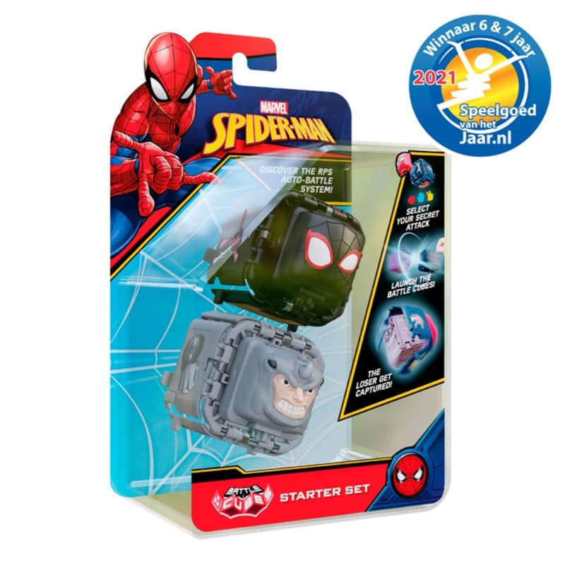 Marvel Spider Man Miles Morales vs. Rhino Battle Cube thumbnail 2