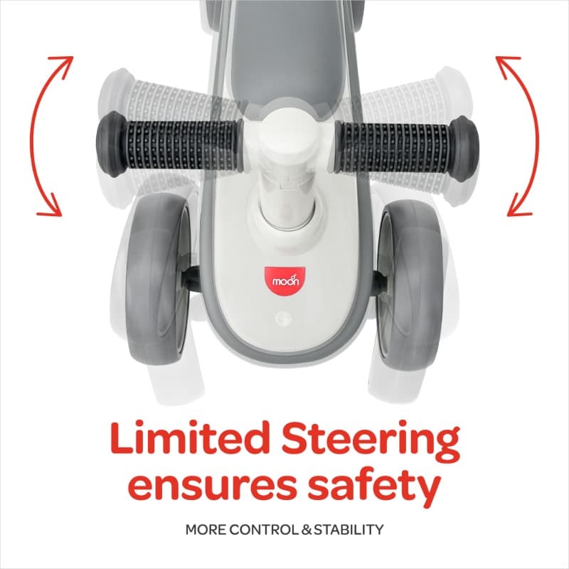 Moon Dasher Kids Balance Bike - Grey thumbnail 3