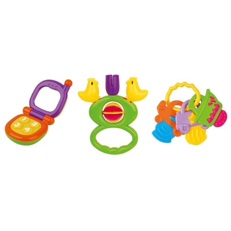 Tanny Baby Rattle 3 Pcs Multishapes thumbnail 4