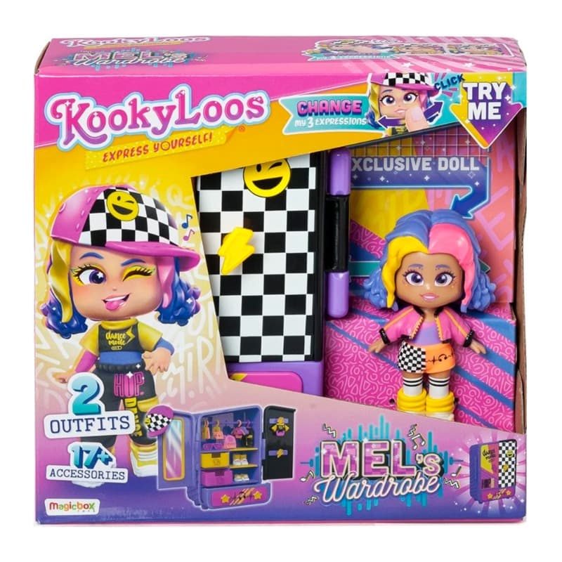KookyLoos PlaySet Mel's Wardrobe