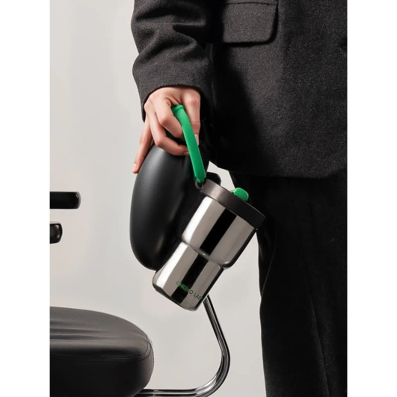 Twist Tumbler Black Green 530ml thumbnail 2
