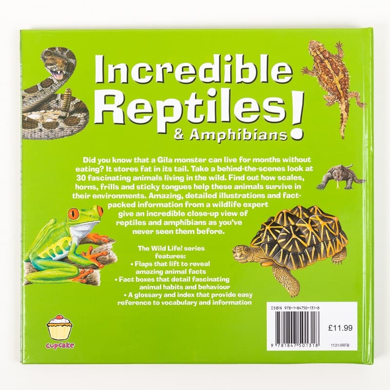 Incredible Reptiles And Amphibians Book Wild Life thumbnail 5