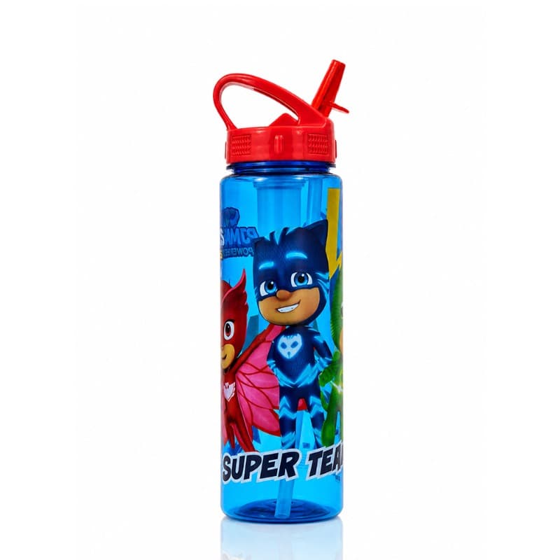 Character Plastic 550ml Water Bottle Blue