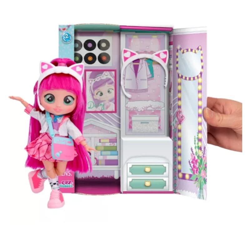 Cry Babies BFF Daisy Fashion Doll with 8 Surprises thumbnail 2