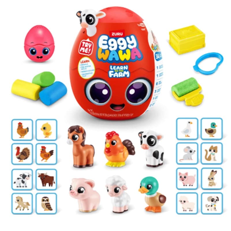 Eggy Wawa Lggy Wow Egg Surprise Happy Farm Animals thumbnail 2