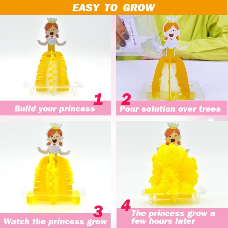 Magical Princes Crystal Tree Science Experiment thumbnail 2