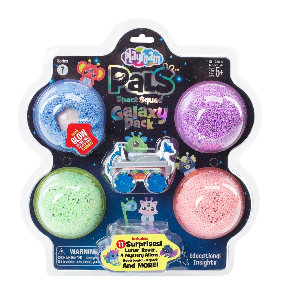 Playfoam Pals Space Squad Galaxy Pack with Blue Rover