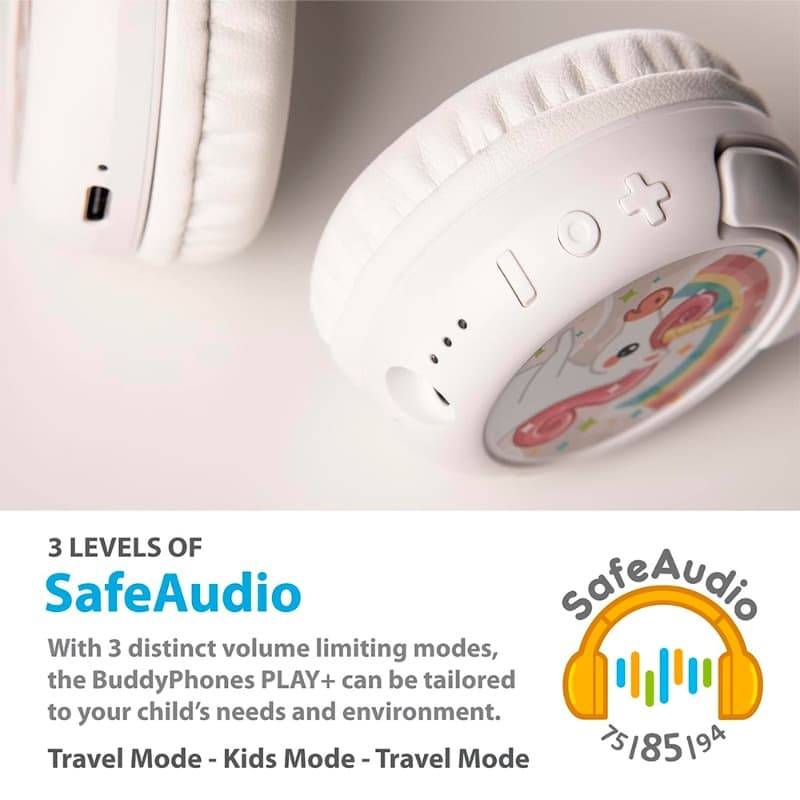 BuddyPhones Explore Kids Wireless Headphones - Blue thumbnail 4